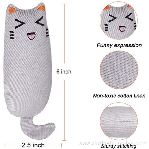 Cute Expression Bite Resistant Cat Toy Pet Chew